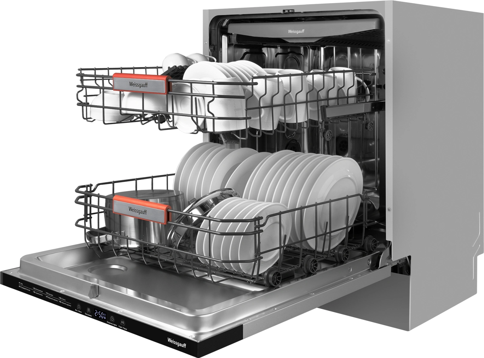 Посудомоечная машина встраив. Weissgauff BDW 6038 Inverter Infolight полноразмерная
