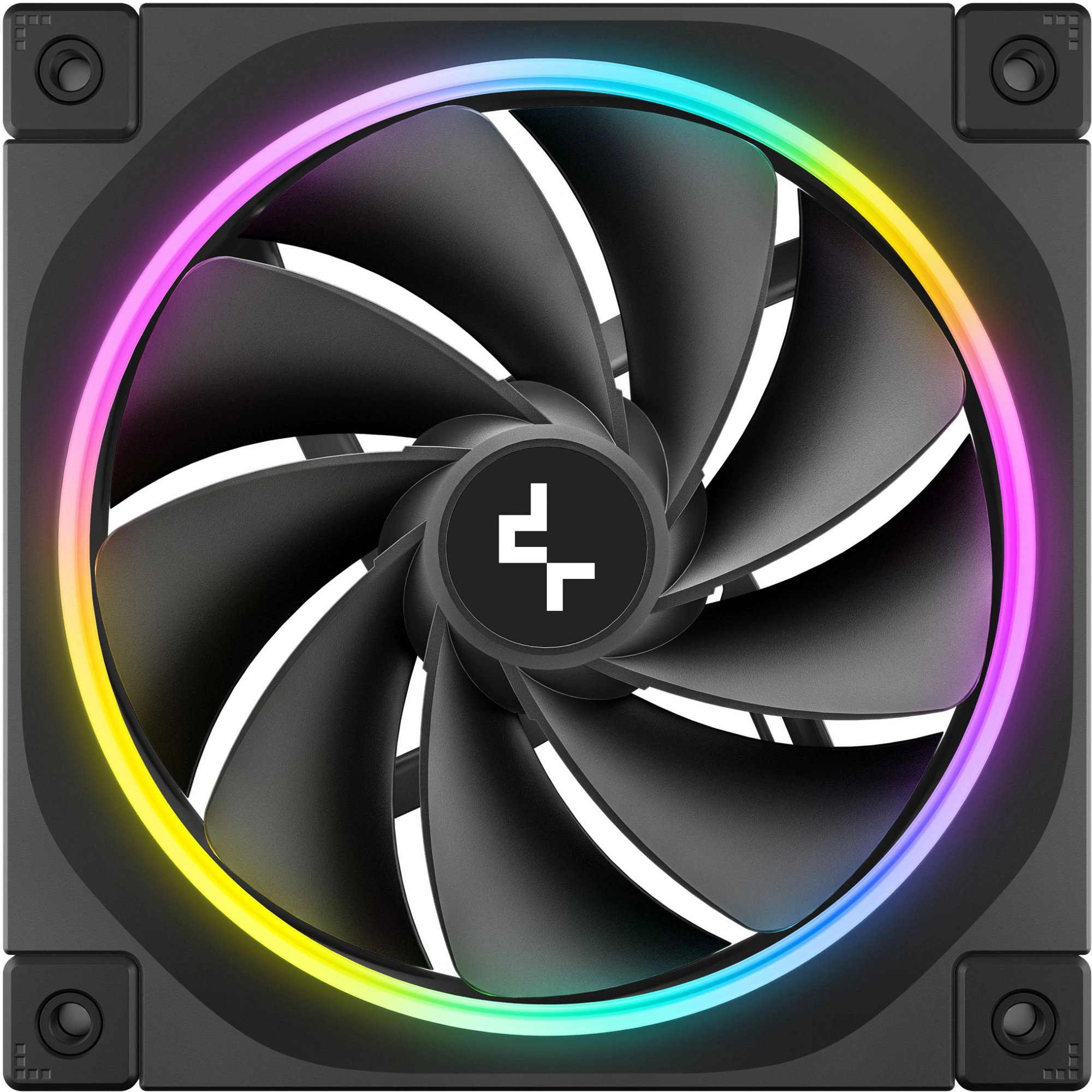 Вентилятор для корпуса Deepcool FL12R Reverse ARGB 120х120x25 черный 4-pin 33.9дБ (R-FL12R-BKAPN1-G) Ret