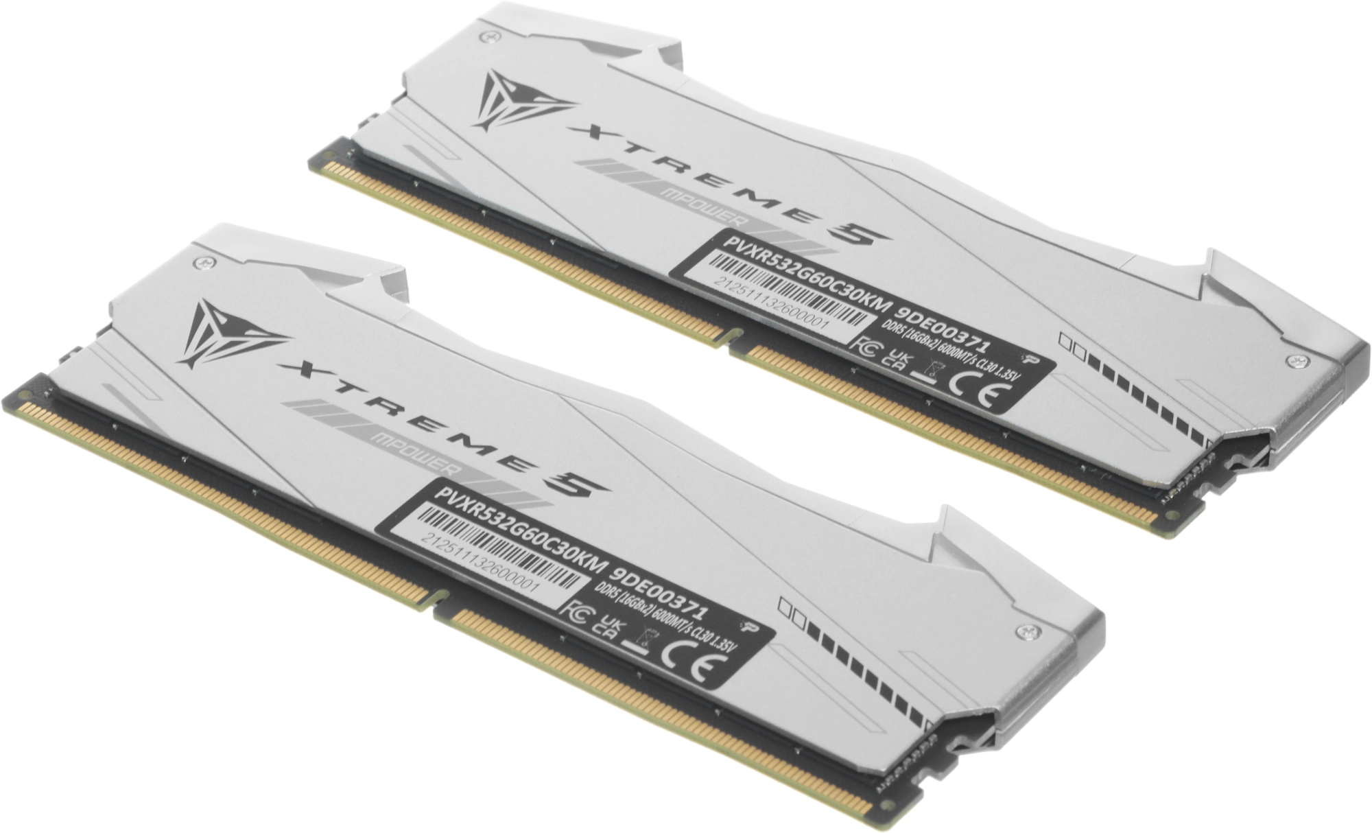 Память DDR5 2x16GB 6000MHz Patriot PVXR532G60C30KM Viper Xtreme 5 RGB RTL Gaming PC5-48000 CL30 DIMM 288-pin 1.35В с радиатором Ret