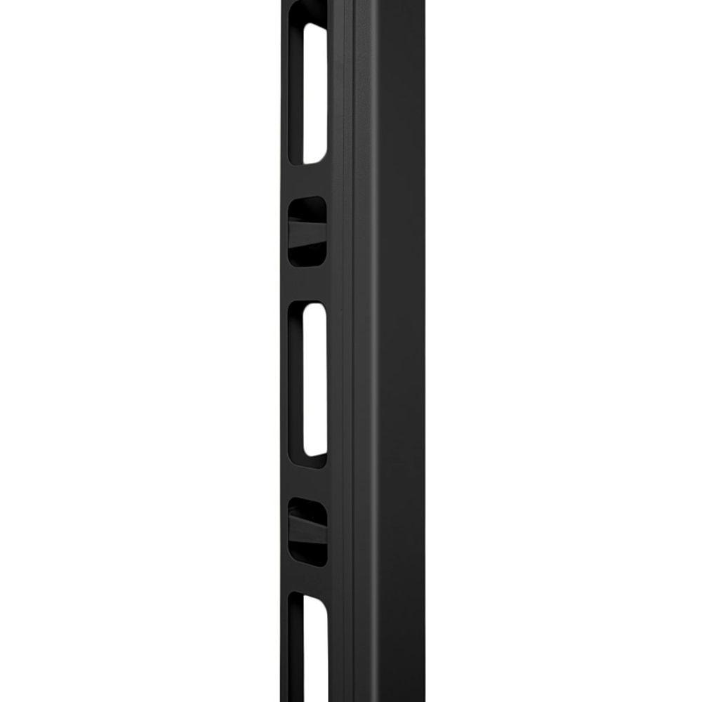 Cabeus SH-05C42-BK - Вертикальный кабельный органайзер в шкаф 42U, металлический, цвет черный (RAL 9004)