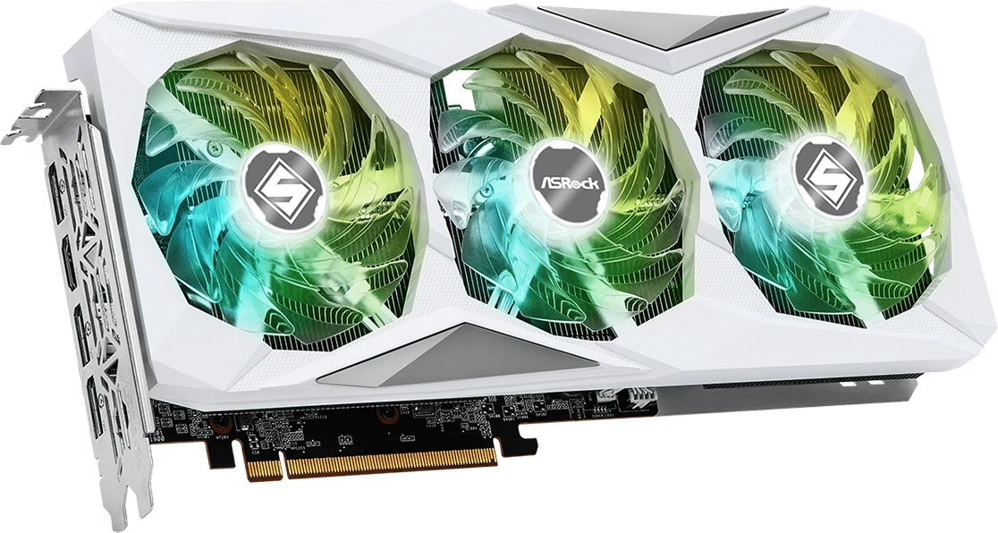 Видеокарта Asrock PCI-E 4.0 RX7600 SL 8GO AMD Radeon RX 7600 8Gb 128bit GDDR6 2320/18000 HDMIx1 DPx3 HDCP Ret