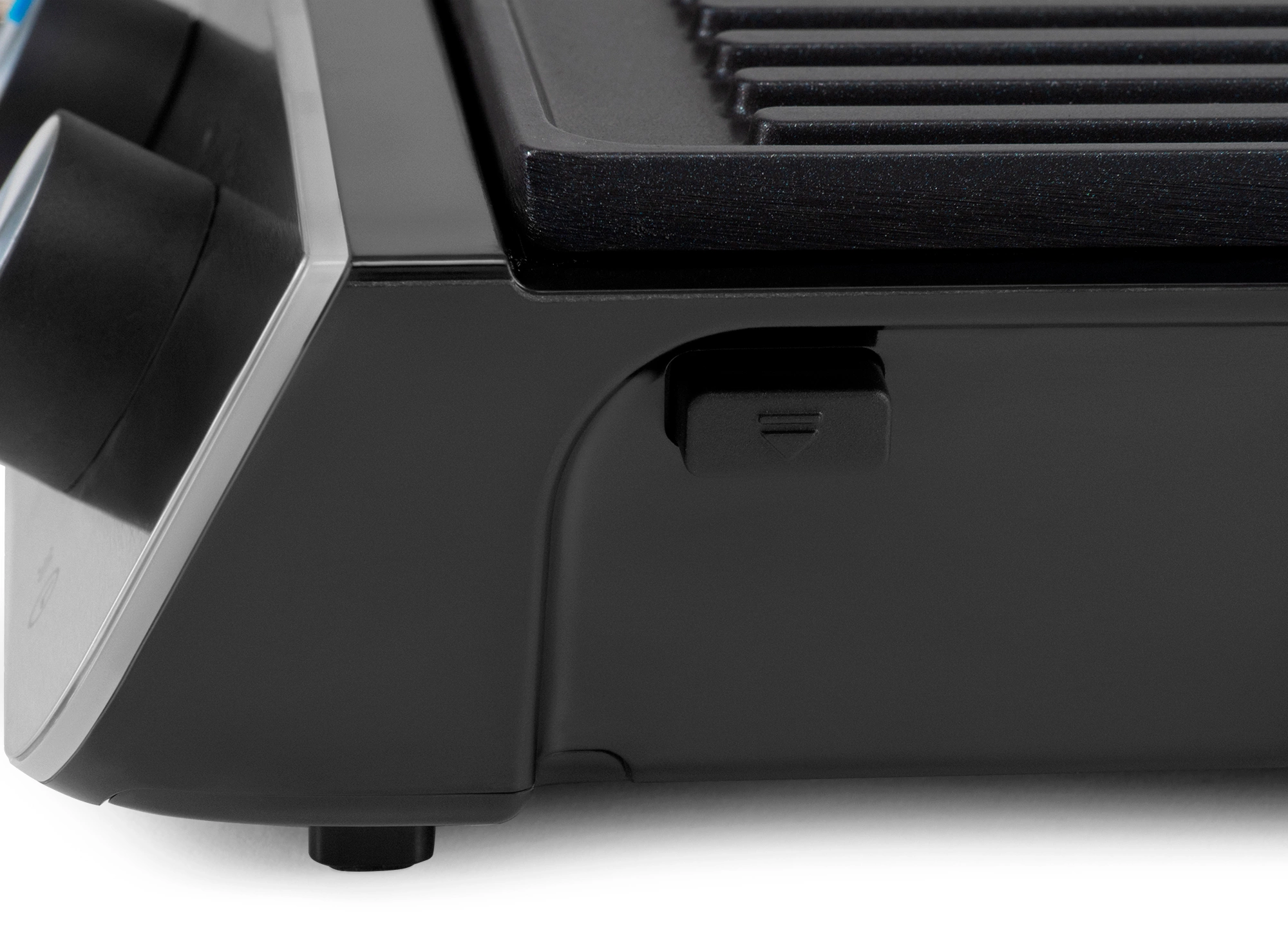 Электрогриль Domfy Metal DSM-EG502 2200Вт черный/серебристый