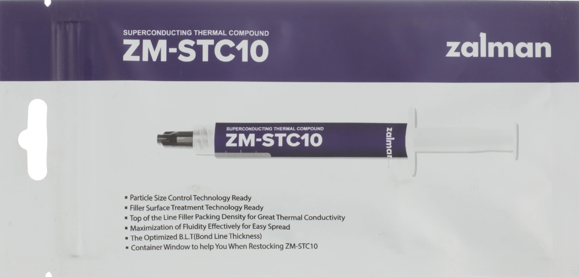 Термопаста Zalman ZM-STC10 11.5Вт/(м-К) шприц 2гр.