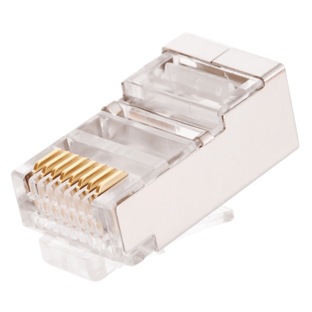 NMC-RJ88RZ50SE1-100 Коннектор NIKOMAX RJ45/8P8C под витую пару, Кат.6, 250МГц, покрытие 50мкд, экранированный, уп-ка 100шт.