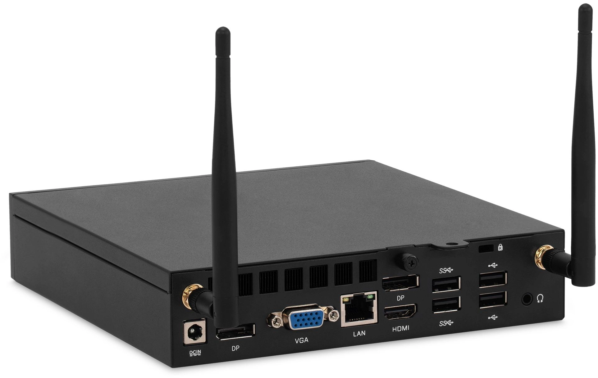 Неттоп IRU 310H6ITF i3 12100 (3.3) 8Gb SSD256Gb UHDG 730 Windows 11 Pro GbitEth WiFi BT 90W черный (2031363)