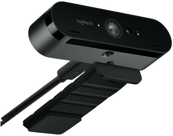 Камера Web Logitech Brio черный 13Mpix (4096x2160) USB3.0 с микрофоном (960-001107)