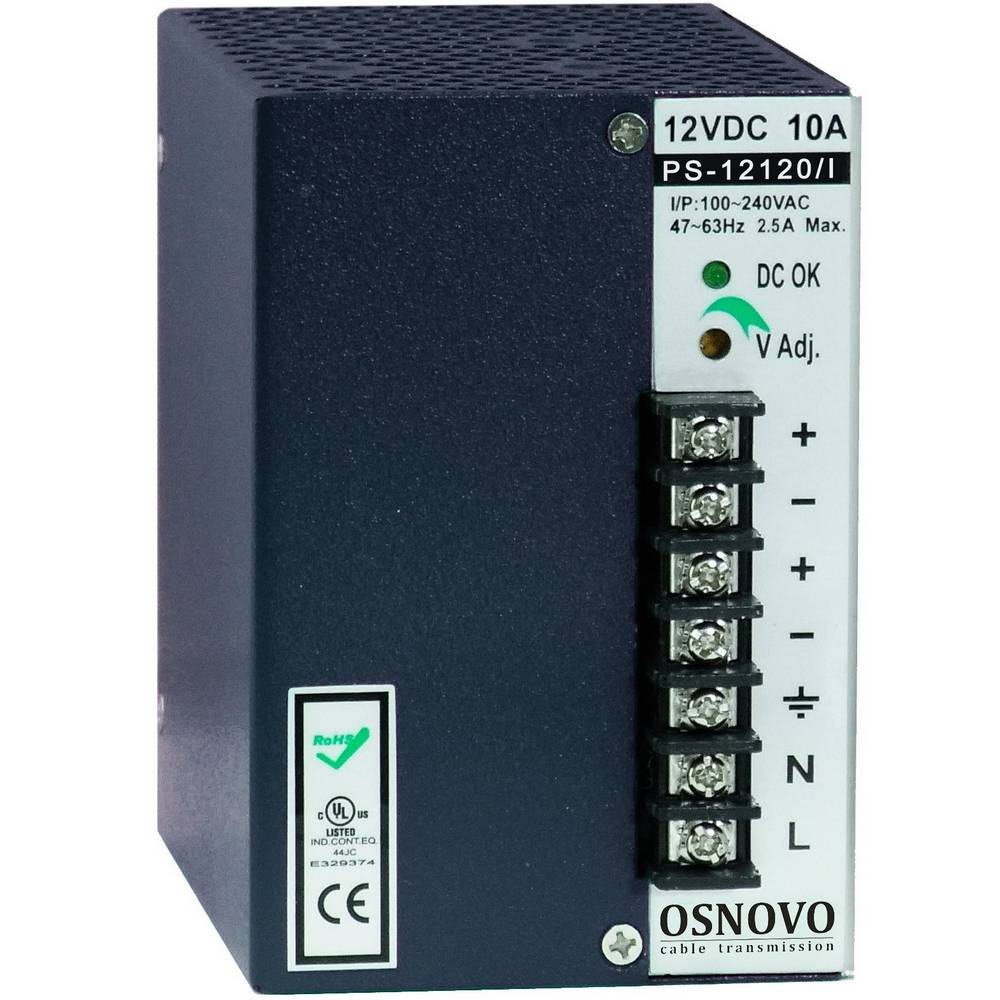 PS-12120/I- Промышленный блок питания. DC12V, 10A (120W)