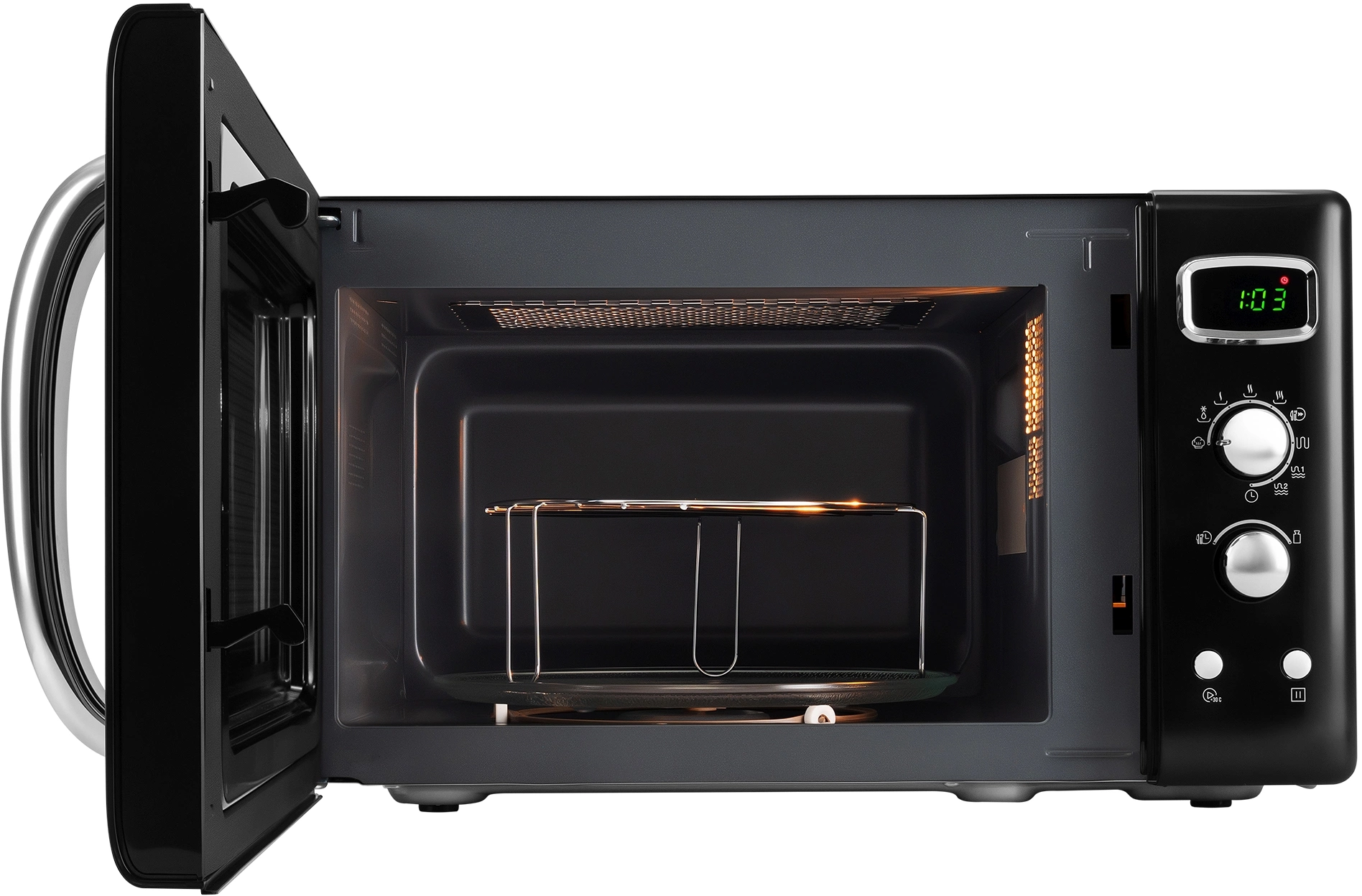 Микроволновая Печь Hyundai HYM-D3040 23л. 800Вт черный