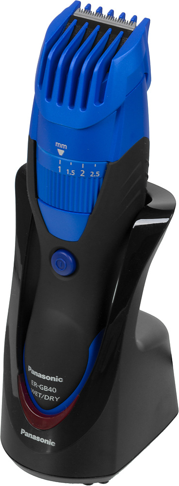 Машинка для стрижки Panasonic ER-GB40-A520 синий/черный (насадок в компл:1шт)