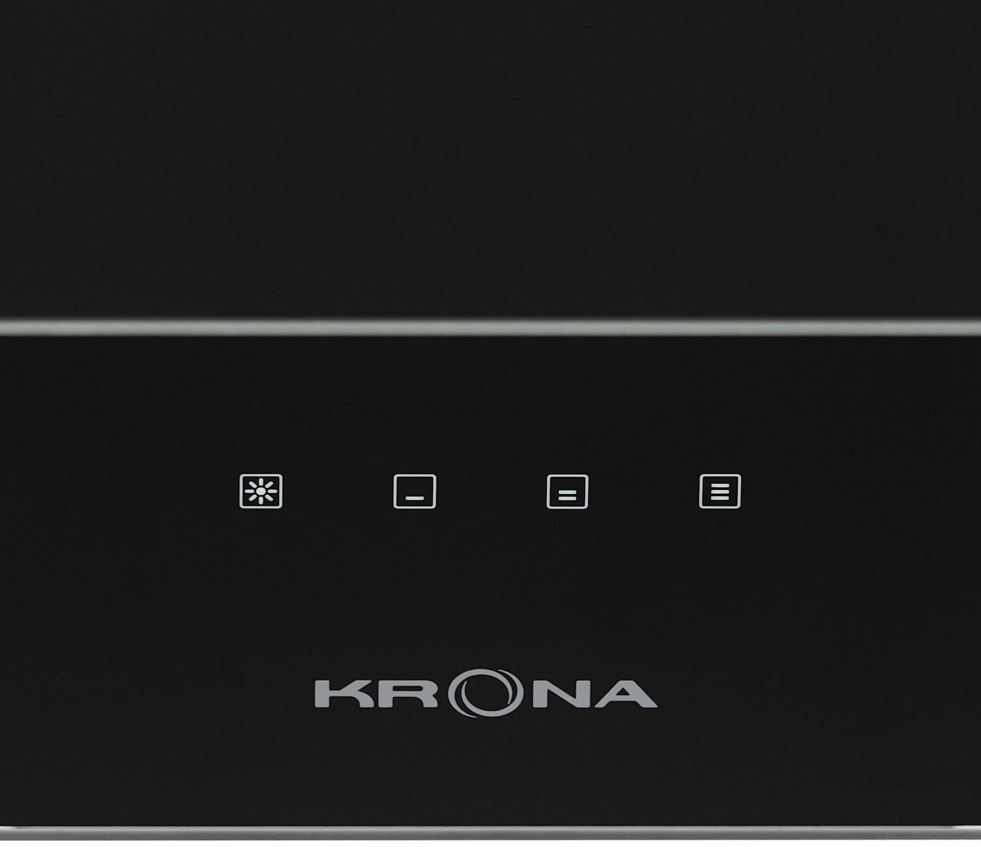 Вытяжка каминная Krona Verein Ii 600 S черный управление: сенсорное (1 мотор)