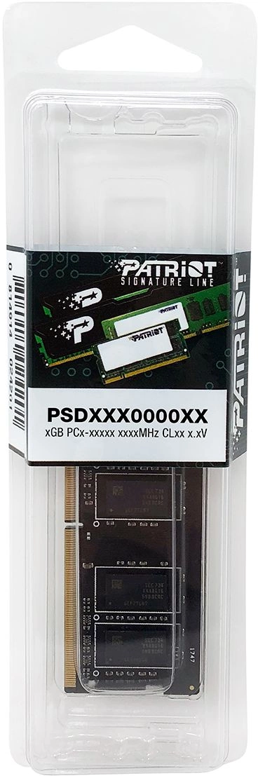 Память DDR4 16GB 3200MHz Patriot PSD416G32002S Signature Line RTL PC4-25600 CL22 SO-DIMM 260-pin 1.2В Ret
