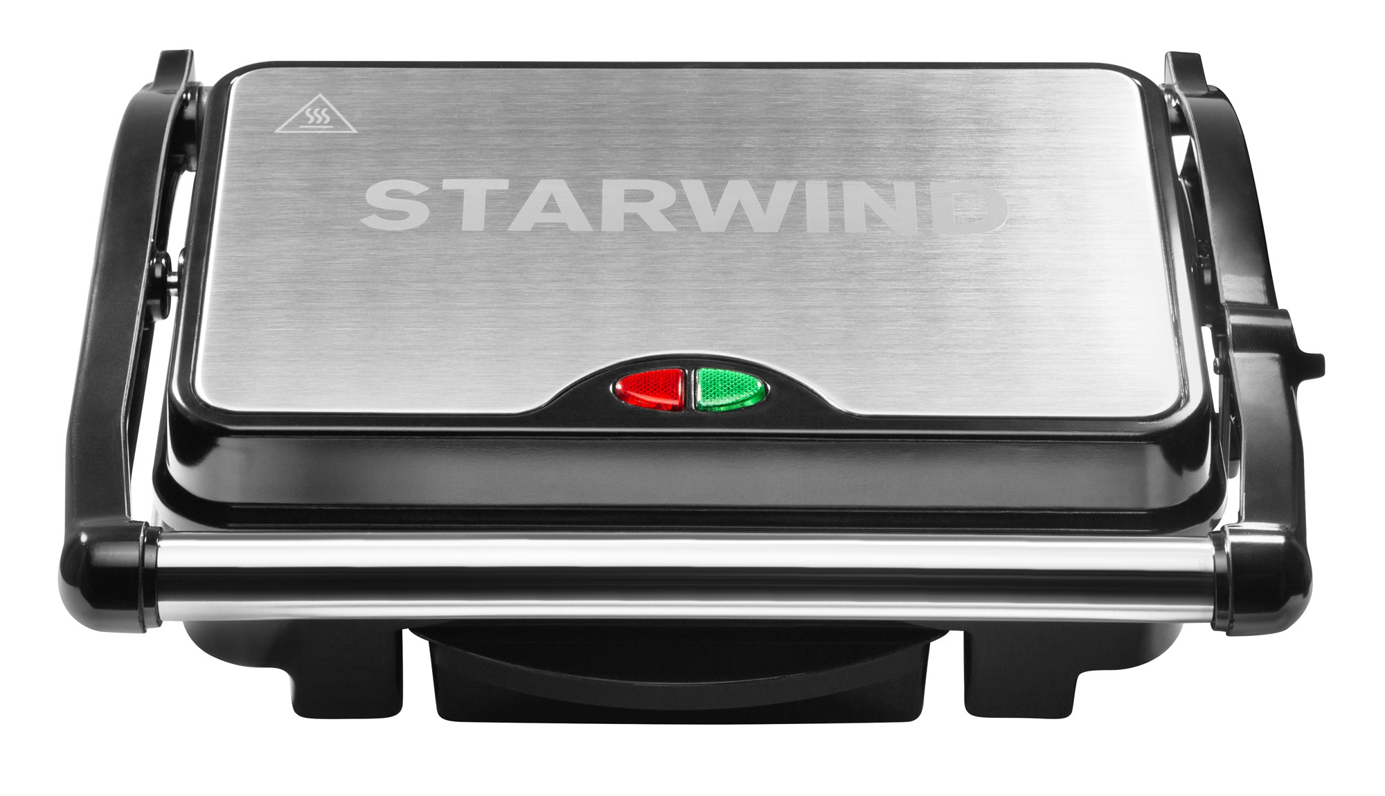 Электрогриль Starwind SSG2040 1500Вт серебристый/черный