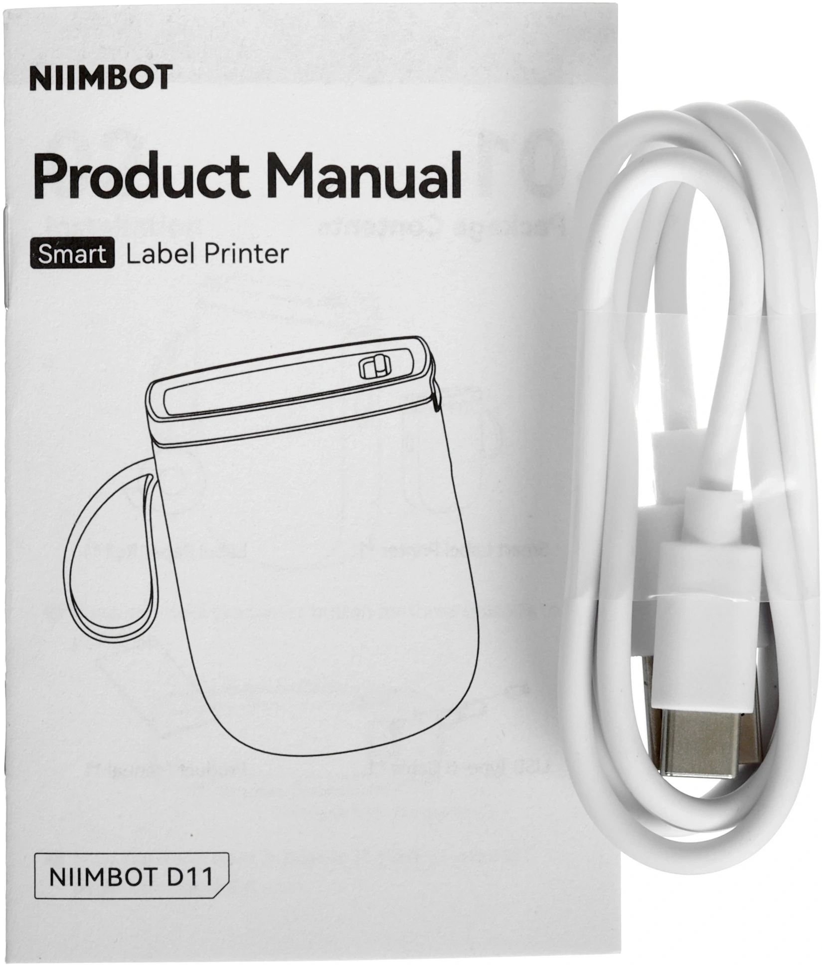 Термопринтер Niimbot D11 H (1746730) 300dpi 60мм/с/USB/BT для печ.этик. голубой