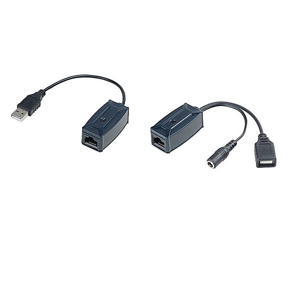 UE01 - Удлинитель USB интерфейса по кабелю витой пары (CAT5 и выше) (комплект: приёмник + передатчик)