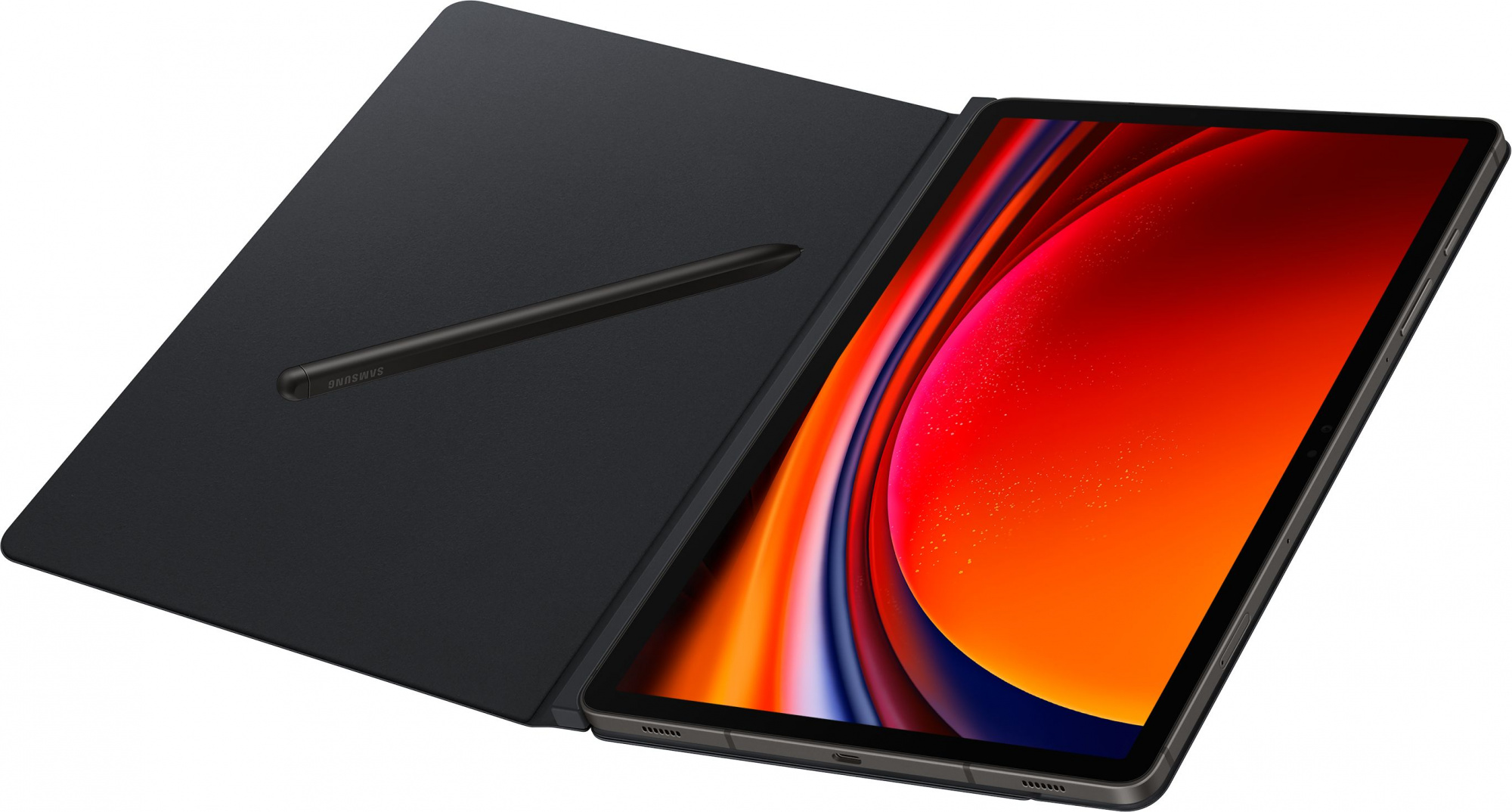 Чехол Samsung для Samsung Galaxy Tab S9/S9 FE/S10 FE Smart Book Cover полиуретан черный (EF-BX710PBEGRU)