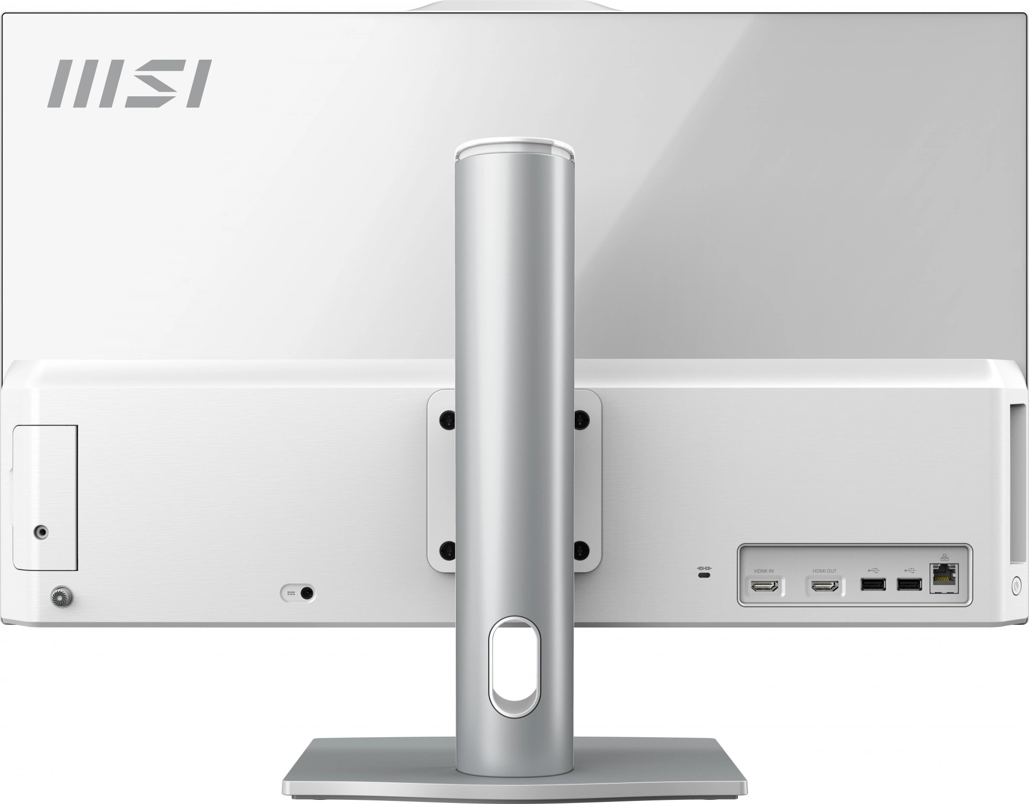 Моноблок MSI Modern AM272P 1M-678XRU 27" Full HD Core 7 150U (1.8) 16Gb SSD512Gb Graphics без ОС GbitEth WiFi BT 120W клавиатура мышь Cam белый 1920x1080