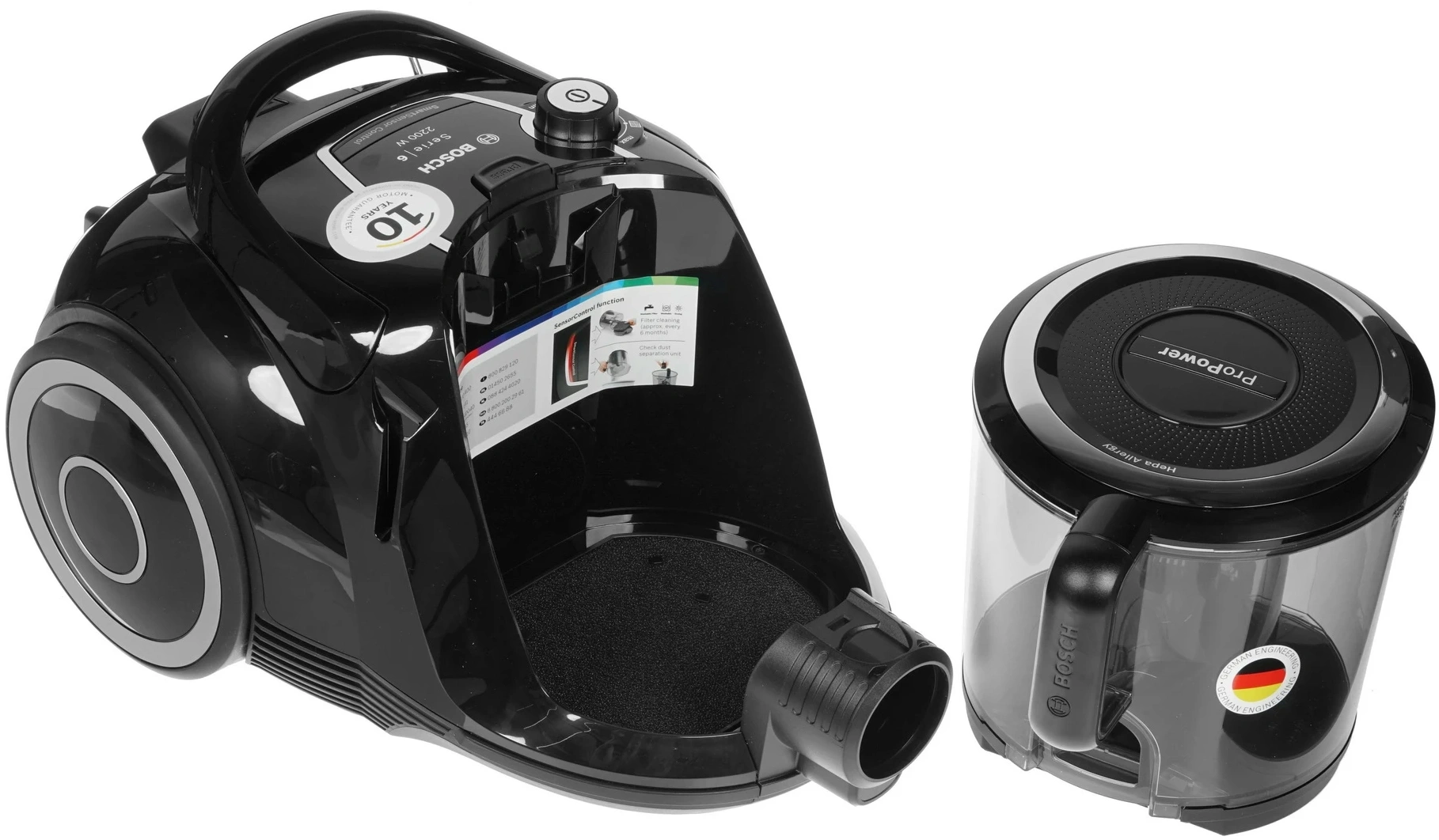 Пылесос Bosch BGS412234 2200Вт черный