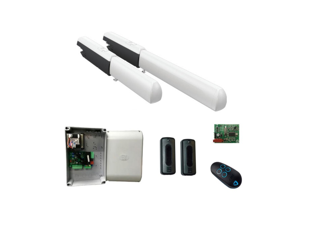 ATI5000A RC combo KIT - Комплект автоматики для двухстворчатых распашных ворот на основе привода А5000А (блок управления ZF1N, радиоуправление с динамическим кодом, фотоэлементы)