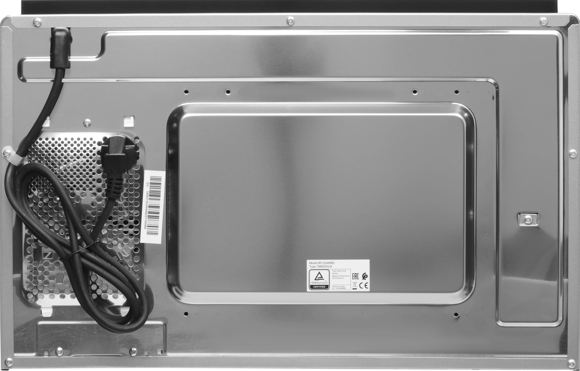 Микроволновая печь Bosch BFL524MB0 20л. 800Вт черный (встраиваемая)