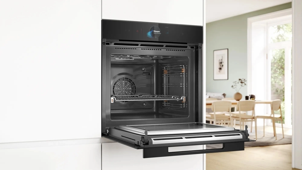 Духовой шкаф Электрический Bosch Serie 8 HNG978NB1 черный