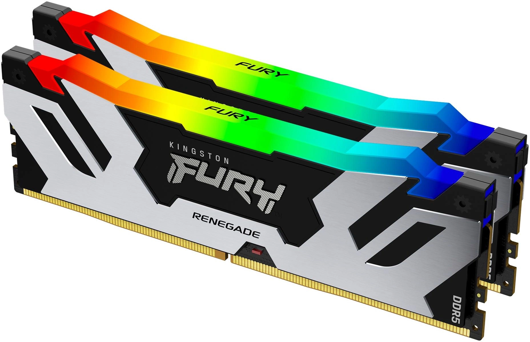 Память DDR5 2x16GB 7200MHz Kingston KF572C38RSAK2-32 Fury Beast RGB RTL Gaming PC5-57600 CL38 DIMM 288-pin 1.45В kit single rank с радиатором Ret