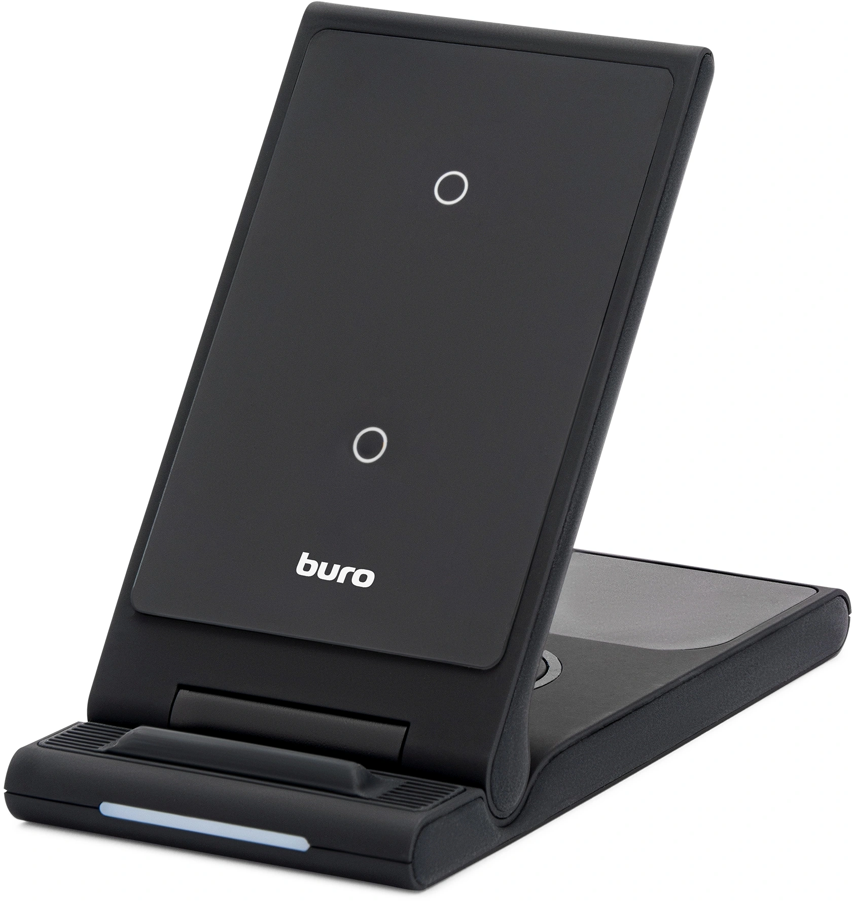 Беспроводное зар./устр. Buro CWC-QC5 15W 3A (QI) USB-C универсальное черный (CWC-QC5A15BK)
