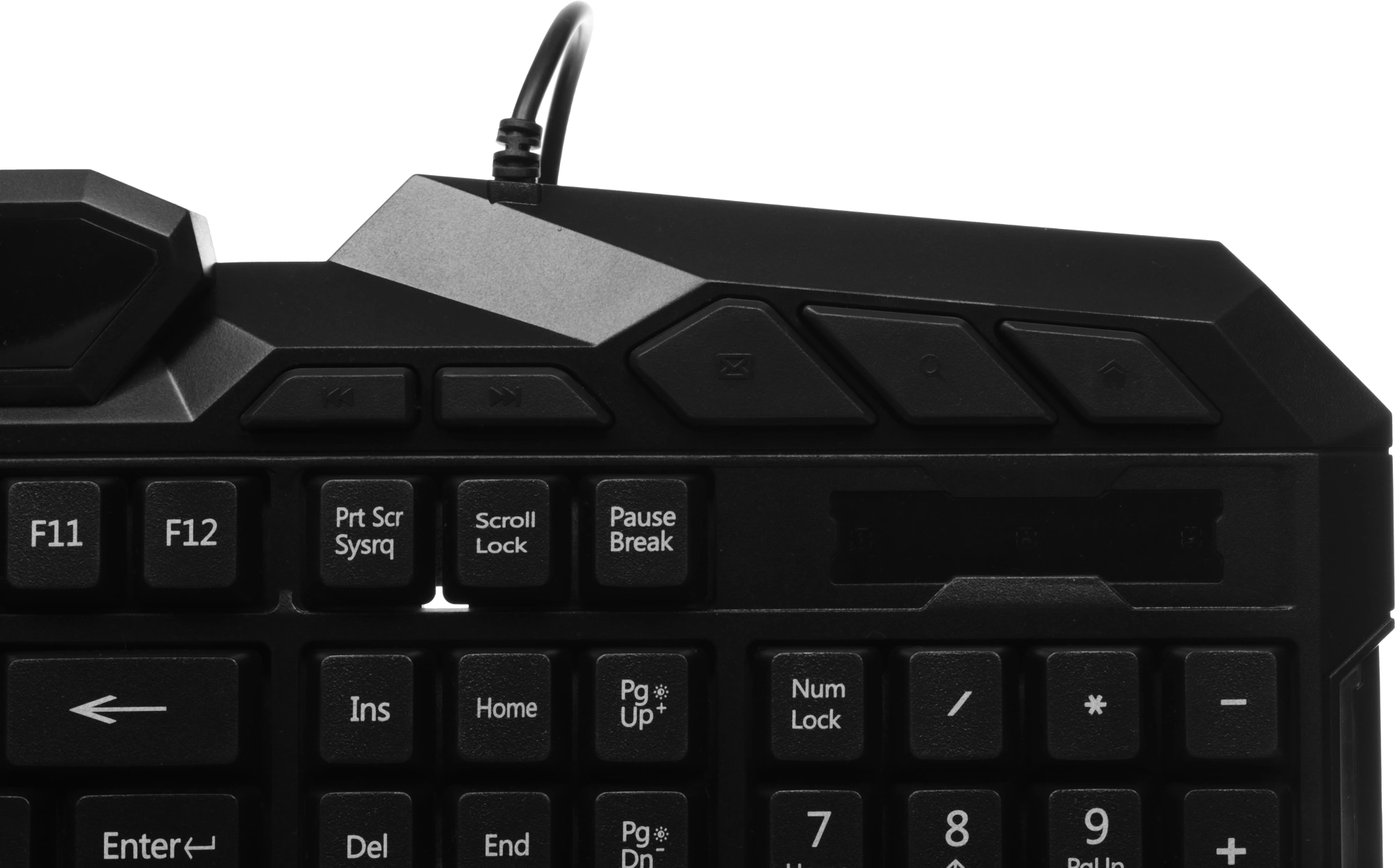 Клавиатура Оклик 700G Dynasty черный USB Multimedia for gamer LED