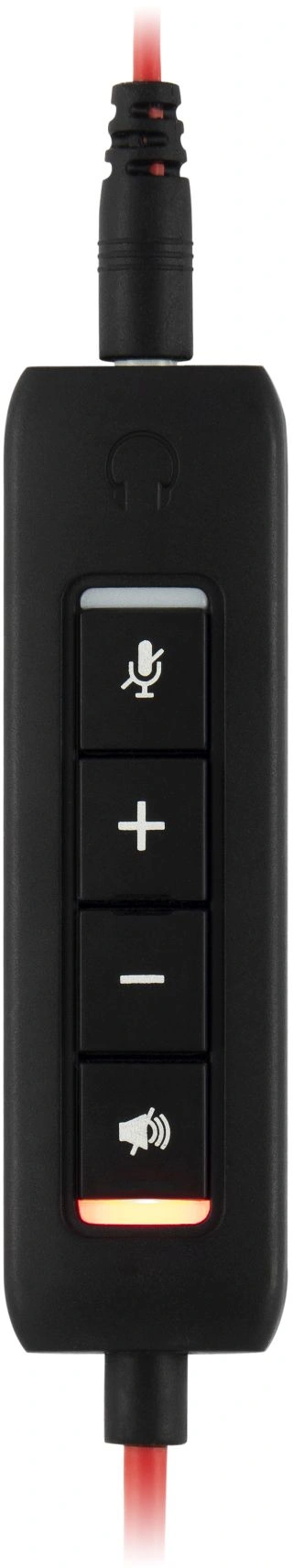 Наушники с микрофоном Оклик HS-L900 черный 2.8м накладные оголовье (1532022)