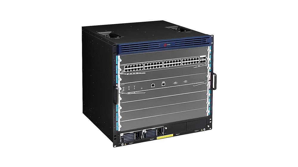 QSW-7608 Шасси QTECH, 6 слотов для сервисных модулей и 2 слота для модулей управления