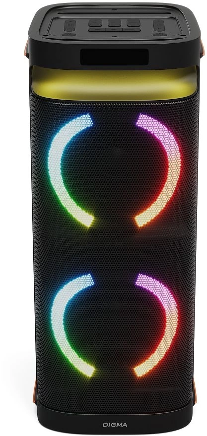 Минисистема Digma D-MC1750 черный 60Вт FM USB BT micro SD
