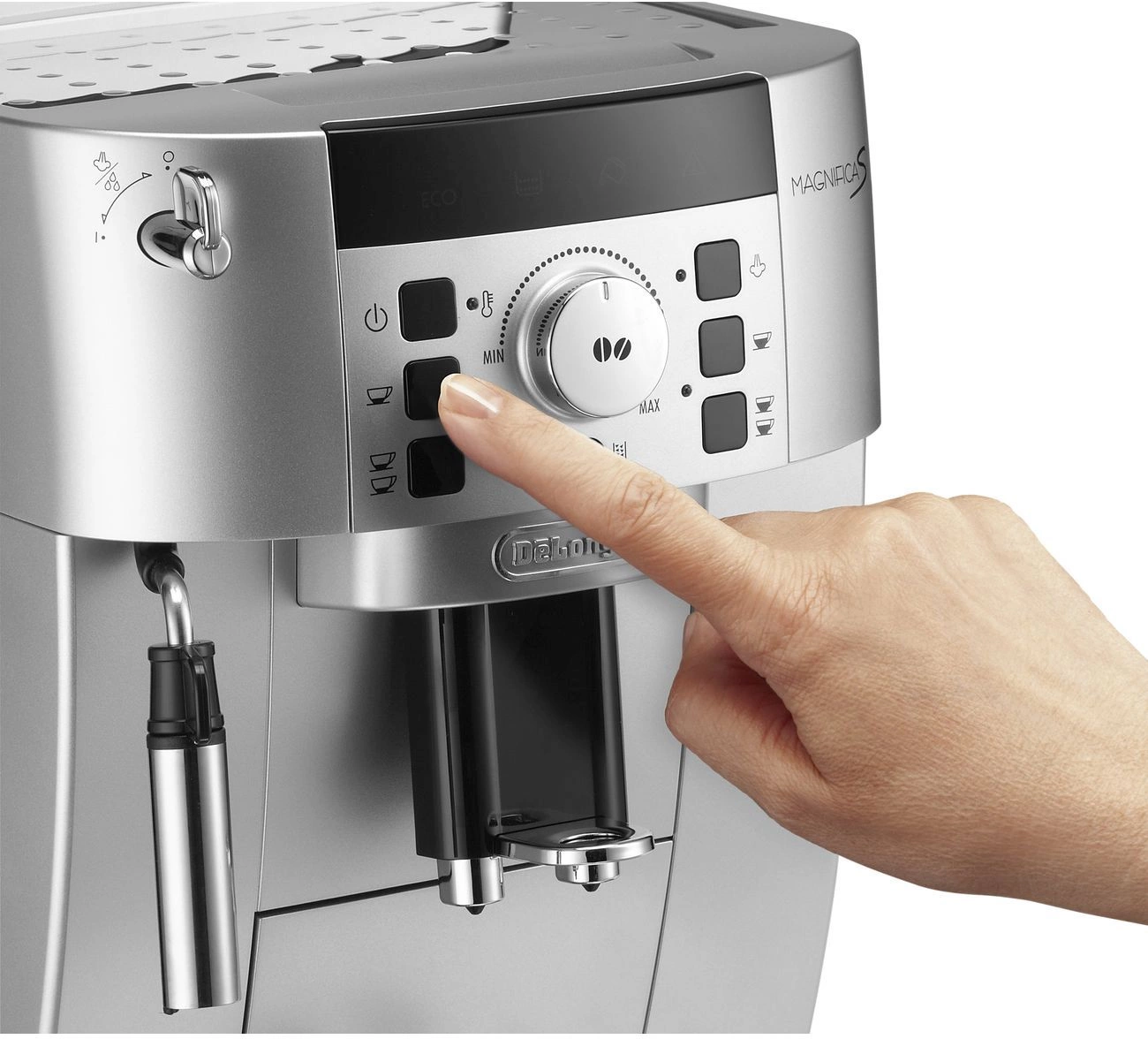 Кофемашина Delonghi Magnifica S ECAM22.110.SB 1450Вт серебристый
