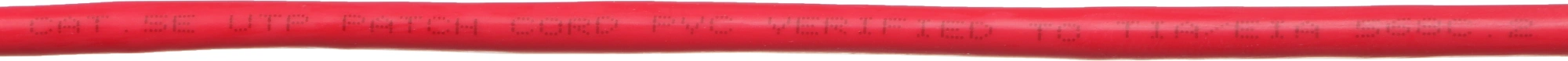 Патч-корд Buro UTP-5E-3M-R UTP 4 пары cat.5E CCA molded 3м красный RJ-45 (m)-RJ-45 (m)