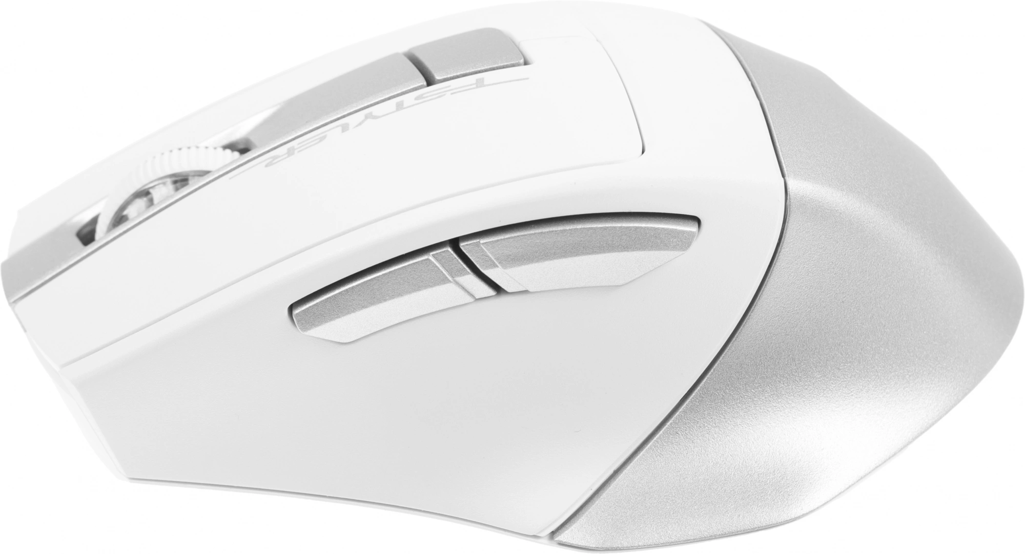 Мышь A4Tech Fstyler FB35 белый/серый оптическая 2000dpi беспров. BT/Radio USB для ноутбука 6but (FB35 ICY WHITE)
