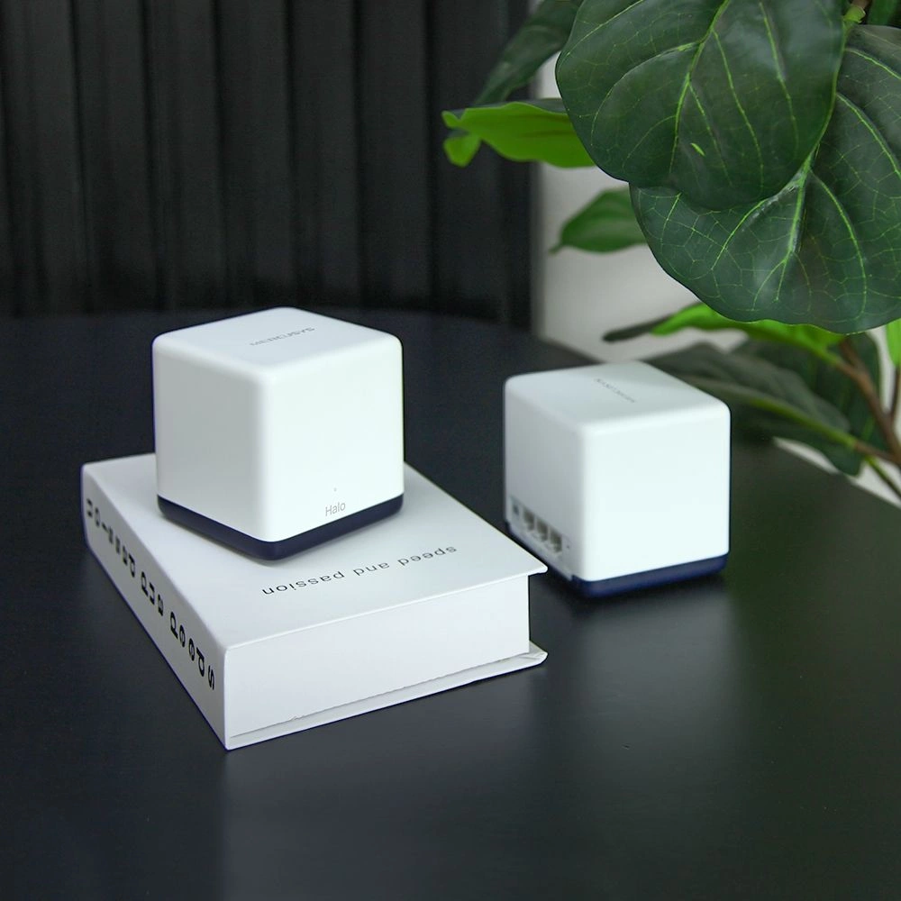Бесшовный Mesh роутер Mercusys Halo H50G (HALO H50G(2-PACK)) AC1900 10/100/1000BASE-TX белый (упак.:2шт)