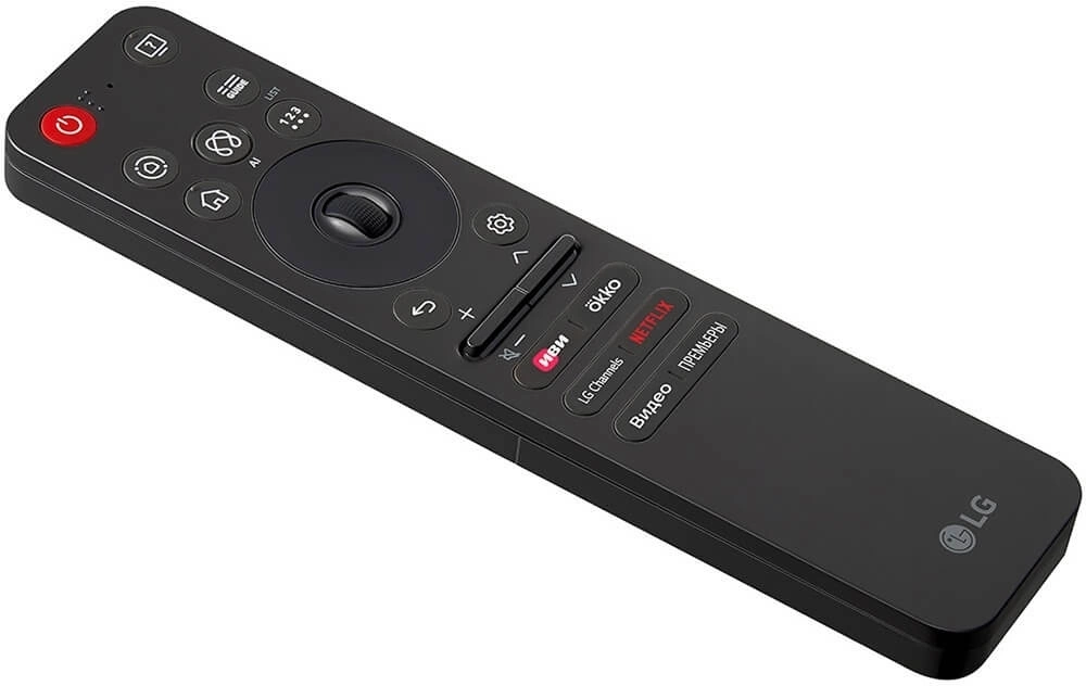 Телевизор LED LG 75" 75NANO81A6A.ARUG черный 4K Ultra HD 60Hz DVB-T DVB-T2 DVB-C DVB-S DVB-S2 USB WiFi Smart TV
