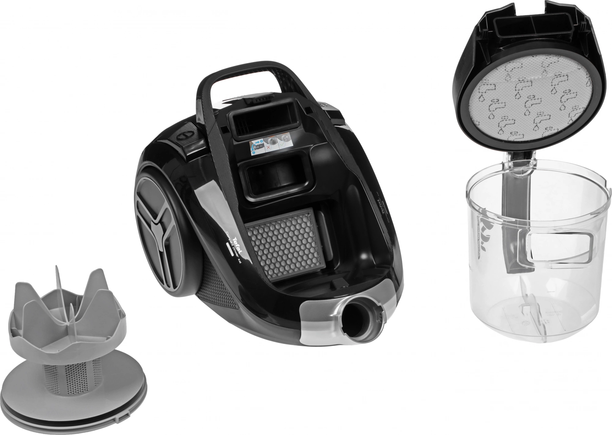 Пылесос Tefal Compact Power XXL TW4825EA 550Вт черный