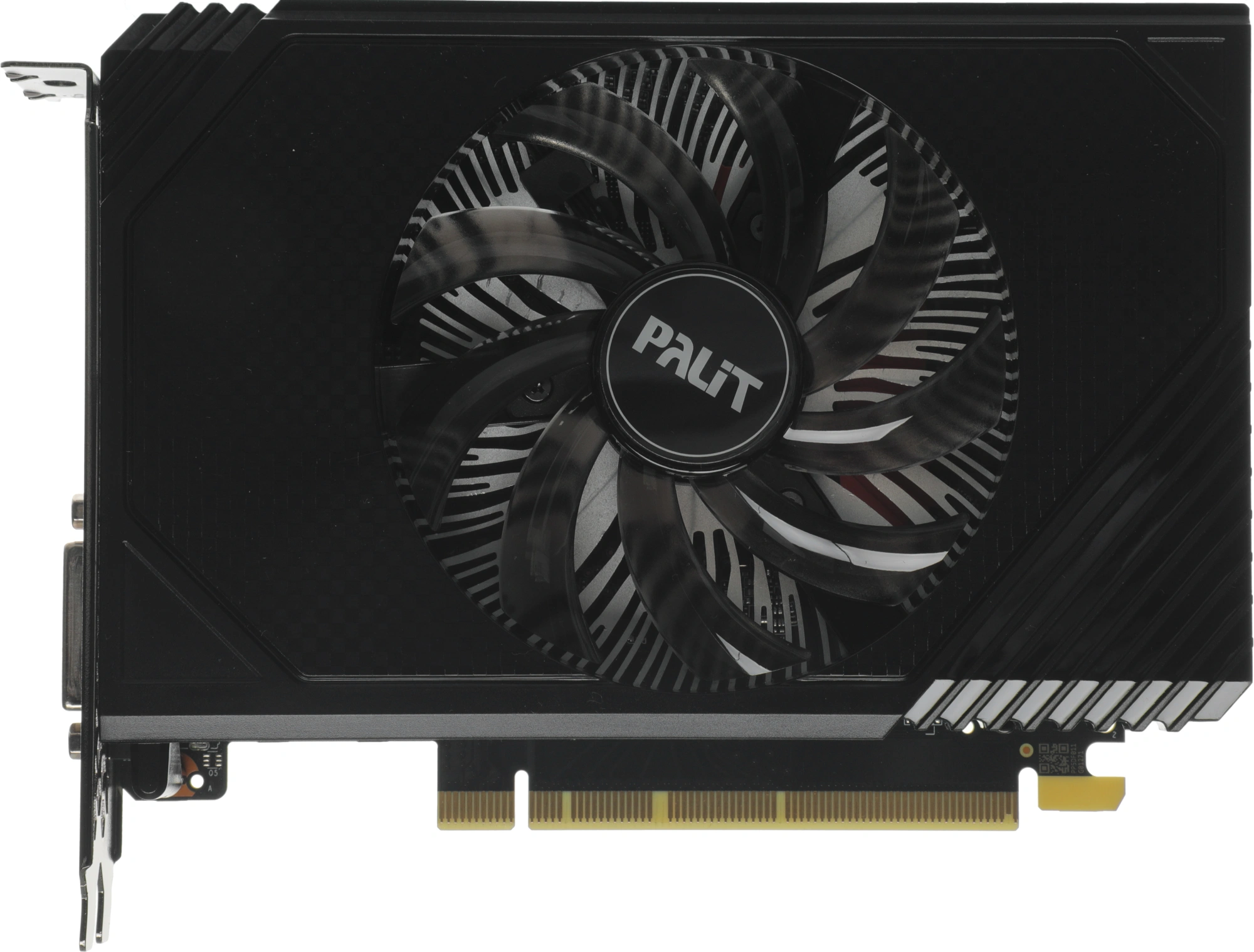 Видеокарта Palit PCI-E 4.0 PA-RTX3050 STORMX NVIDIA GeForce RTX 3050 6Gb 96bit GDDR6 1042/14000 DVIx1 HDMIx1 DPx1 HDCP Ret