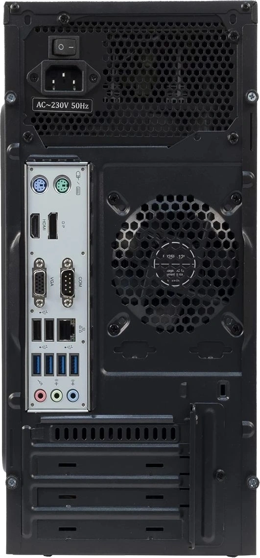 ПК Amur Нарвал A5А12 MT Ryzen 5 PRO 4650G (3.7) 8Gb SSD256Gb Vega 7 FreeDOS GbitEth 400W мышь клавиатура черный (RUS) (2116842)
