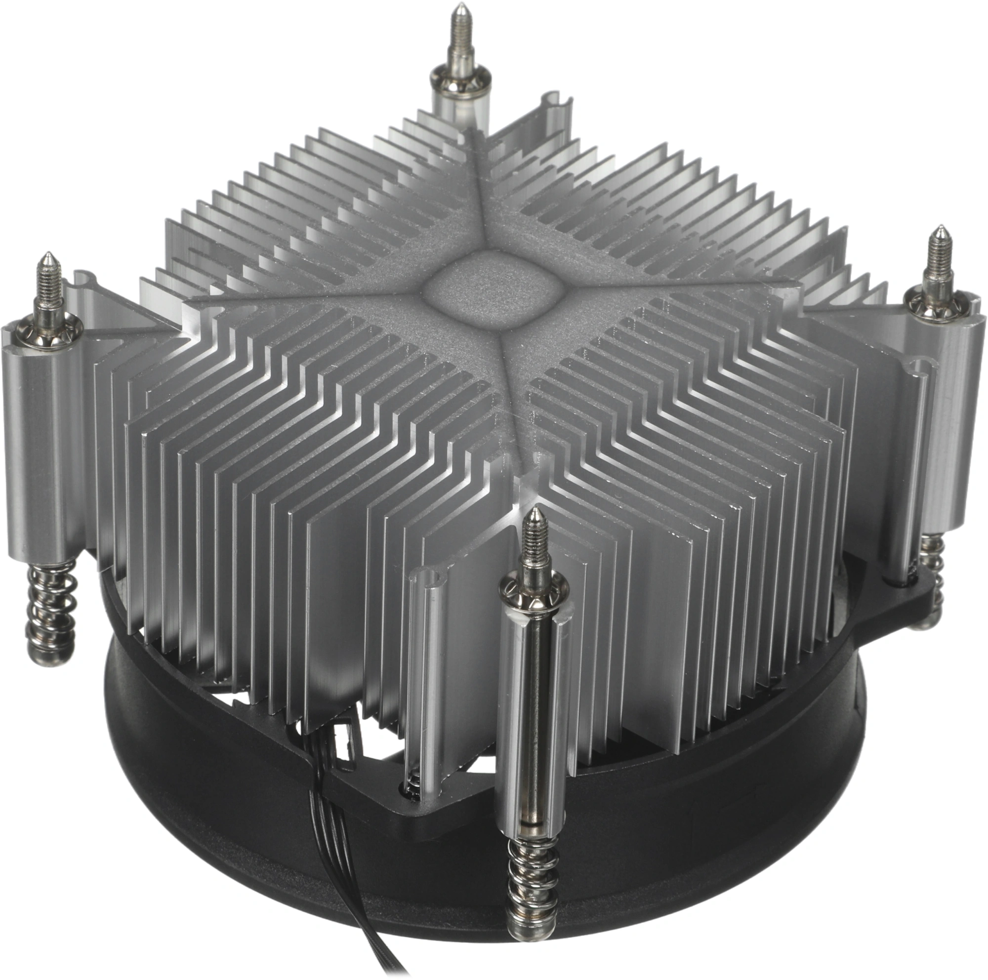 Устройство охлаждения(кулер) PcCooler R95S-I Soc-1200/1700/1851 серебристый/черный 4-pin 31.1dB Al 95W 360gr Ret (R95S-XXNIXX-CL)