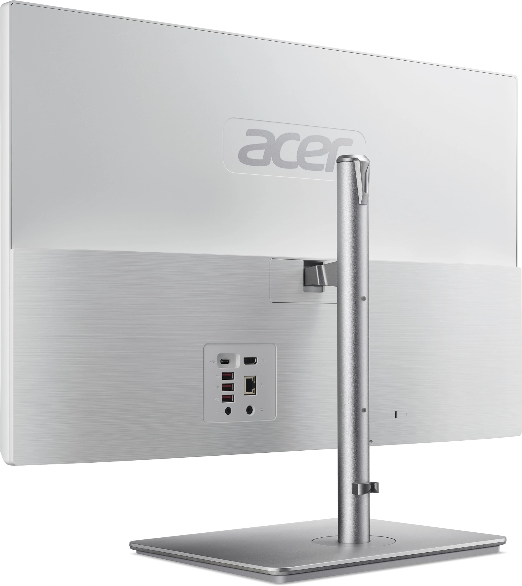 Моноблок Acer Aspire C27-195ES 27" Full HD Core Ultra 5 125U (1.3) 8Gb SSD512Gb Graphics CR Eshell GbitEth WiFi BT 65W клавиатура мышь Cam серебристый 1920x1080
