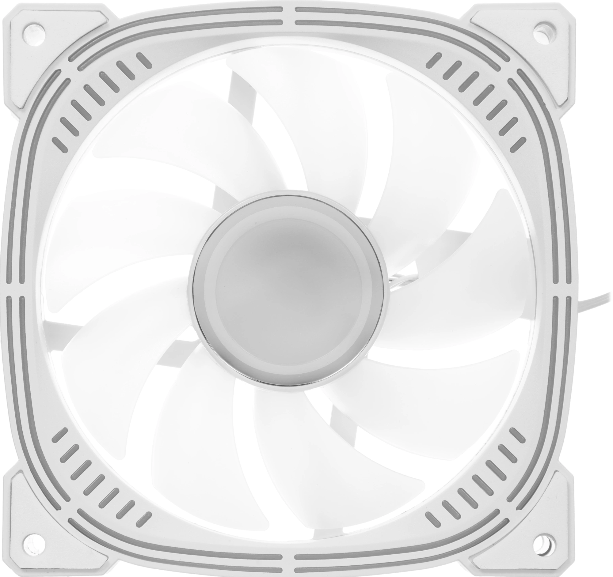 Вентилятор для корпуса Formula Nulight 12 RGB 120х120x25 белый 3-pin 4-pin (Molex) 19.06дБ (NULIGHT 12WH FR) Ret