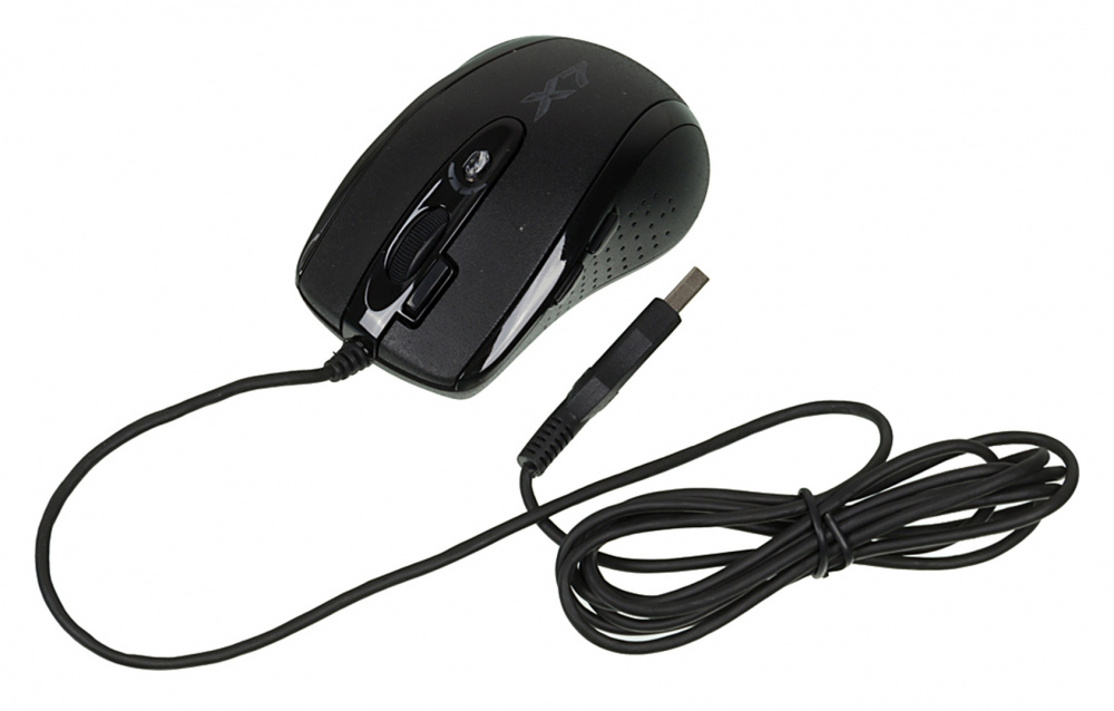 Мышь A4Tech X-710MK черный оптическая 2000dpi USB 7but (X-710MK USB)