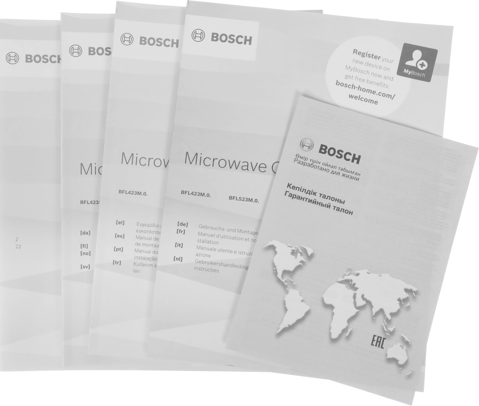Микроволновая печь Bosch BFL524MB0 20л. 800Вт черный (встраиваемая)