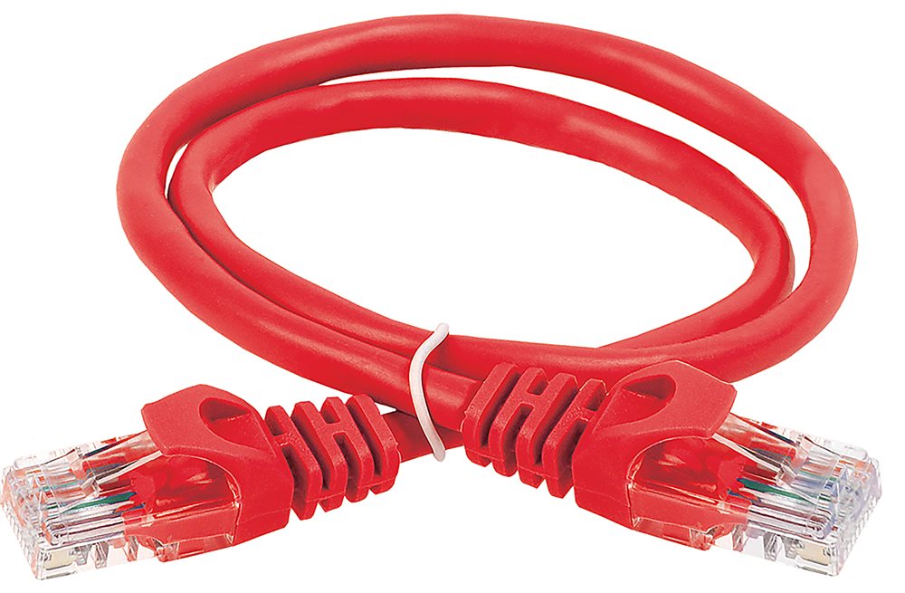 PC04-C5EUL-1M - ITK Коммутационный шнур кат. 5Е UTP LSZH 1м красный