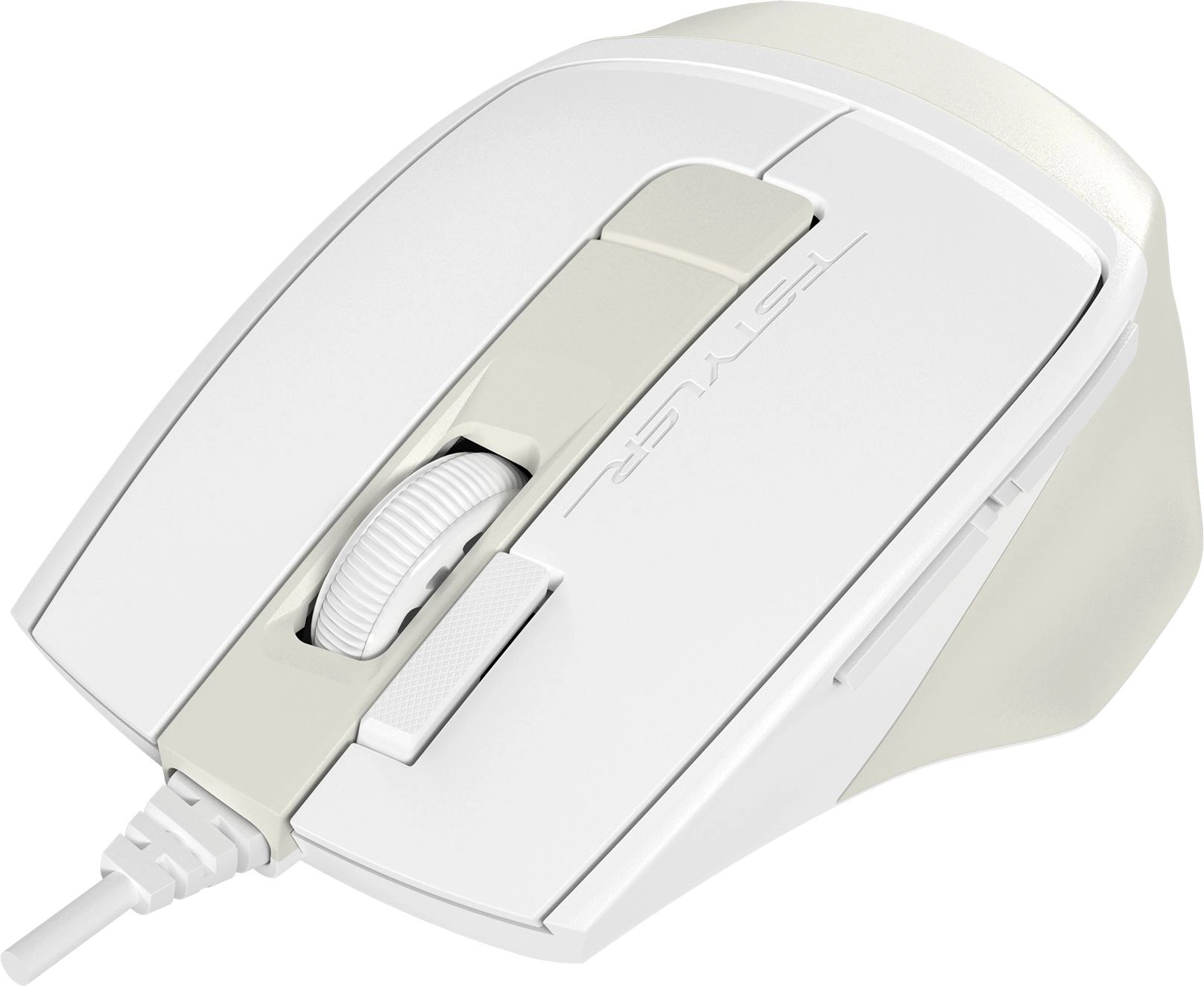 Мышь A4Tech Fstyler FM45S Air бежевый оптическая 2400dpi silent USB 7but (FM45S AIR USB (CREAM BEIGE))