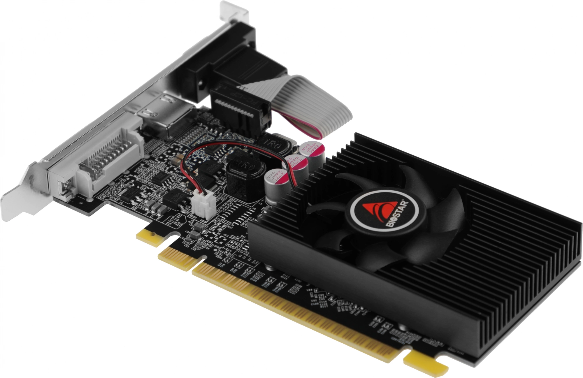 Видеокарта Biostar PCI-E 2.0 G210-1GB D3 LP NVIDIA GeForce 210 1Gb 64bit DDR3 589/1333 DVIx1 HDMIx1 CRTx1 Ret low profile