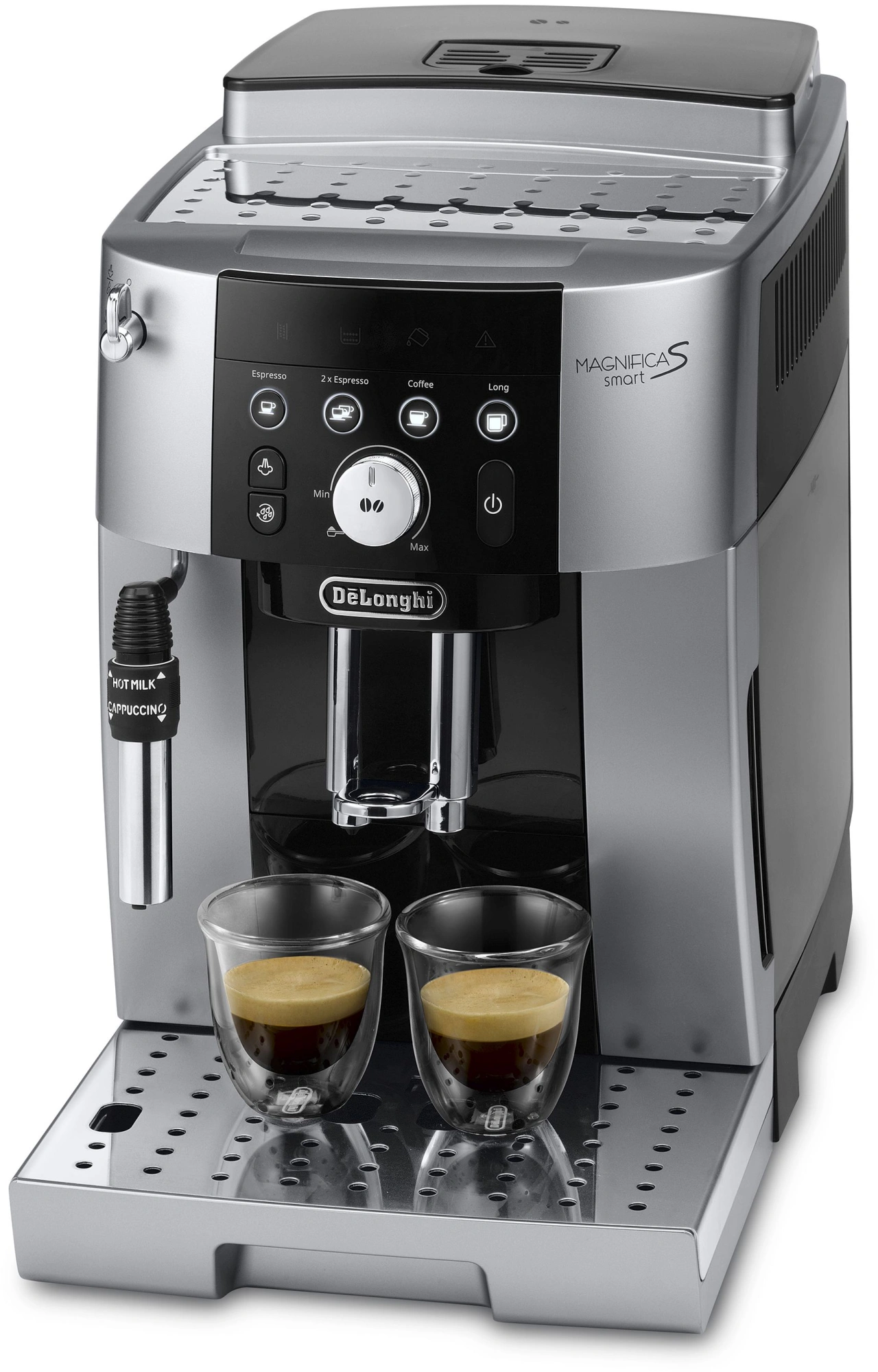 Кофемашина Delonghi Magnifica Smart ECAM250.23.SB 1450Вт черный/серебристый