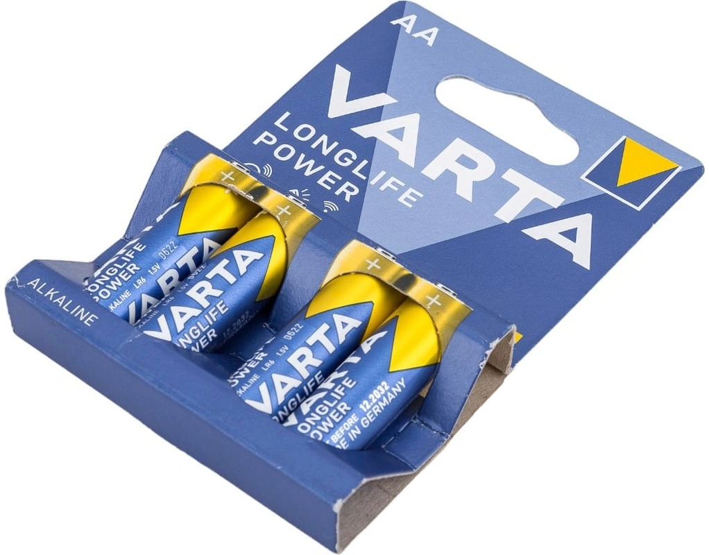 Батарея Varta Longlife power HIGH ENERGY LR6 BL4 Alkaline AA (4шт) блистер