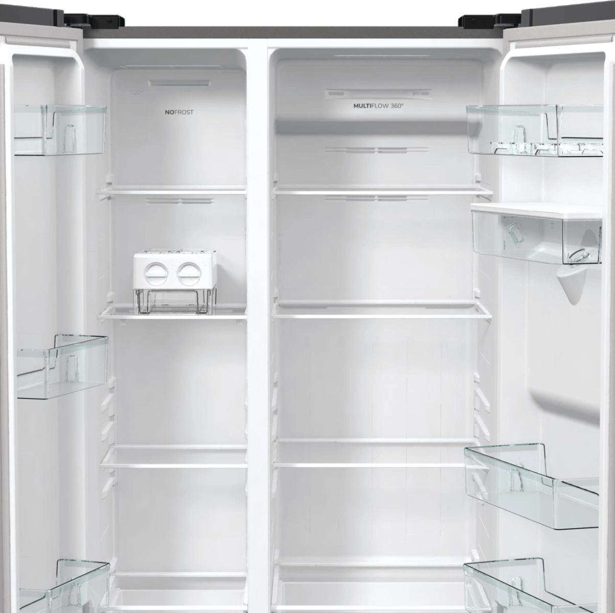 Холодильник Gorenje NRR9185EAXLWD 2-хкамерн. серебристый мат. инвертер
