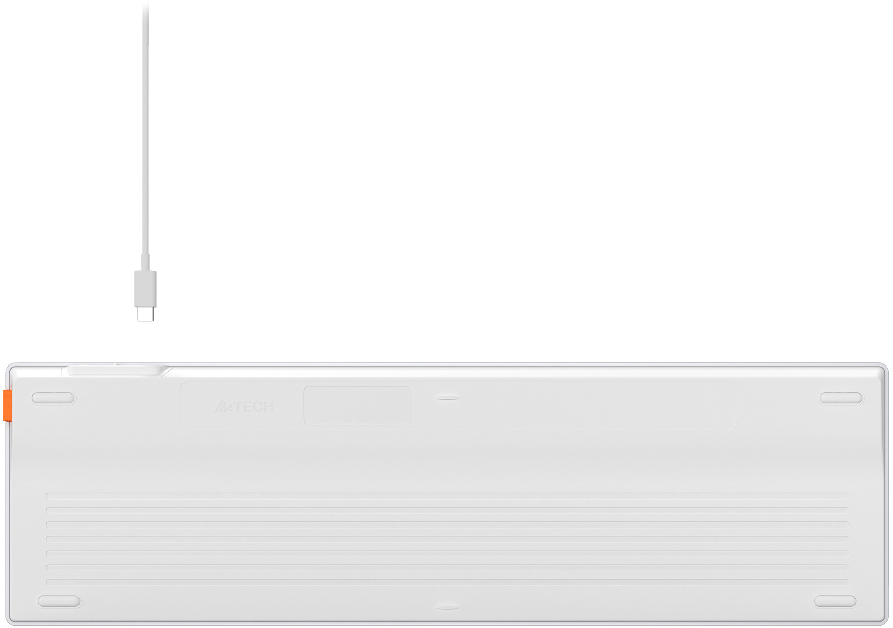 Клавиатура A4Tech FBX50C белый USB беспроводная BT/Radio slim Multimedia (FBX50C WHITE)